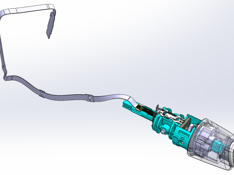 Automatyczna wiertarka SolidWorks 3D Model 3D