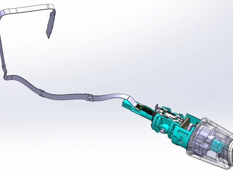 자동 드릴링 머신 SolidWorks 3D 3D 모델