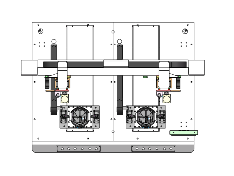 Machine à visser le sol à double station 3D STEP Modèle 3D