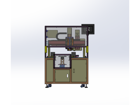 Ступінь гвинтової машини для дозування гелю 3D Модель