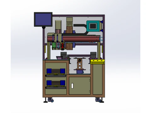 Gel dispensing lock screw machine step 3D Model