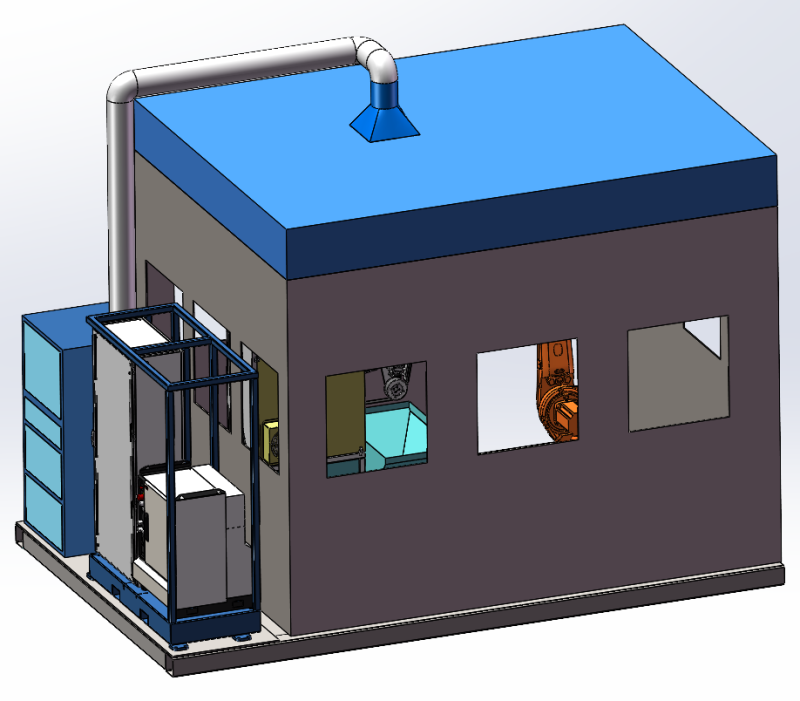 रोबोट अपघर्षक बेल्ट उपभोज्य जीवन परीक्षण वर्कस्टेशन सॉलिडवर्क्स 3डी 3D मॉडल .c4d .max .obj .3ds .fbx .stl .blend 