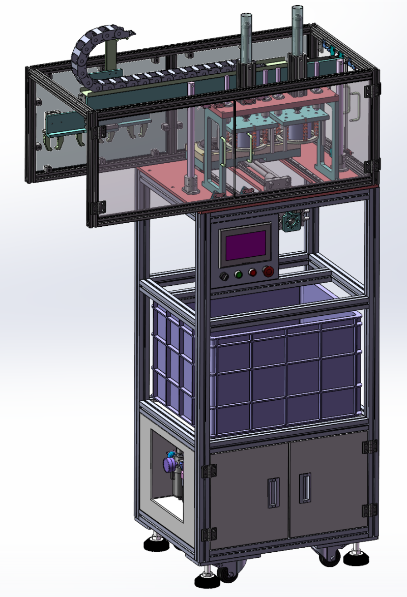 Maszyna do cięcia dyszy z pierścieniem gumowym SolidWorks 3D Model 3D .c4d .max .obj .3ds .fbx .stl .blend 