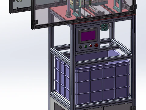 ゴムリングノズル切断機 SolidWorks 3D 3Dモデル