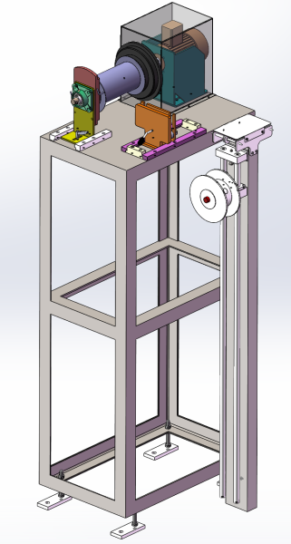 반자동 변압기 권선기 SolidWorks 3D 3D 모델 .c4d .max .obj .3ds .fbx .stl .blend 