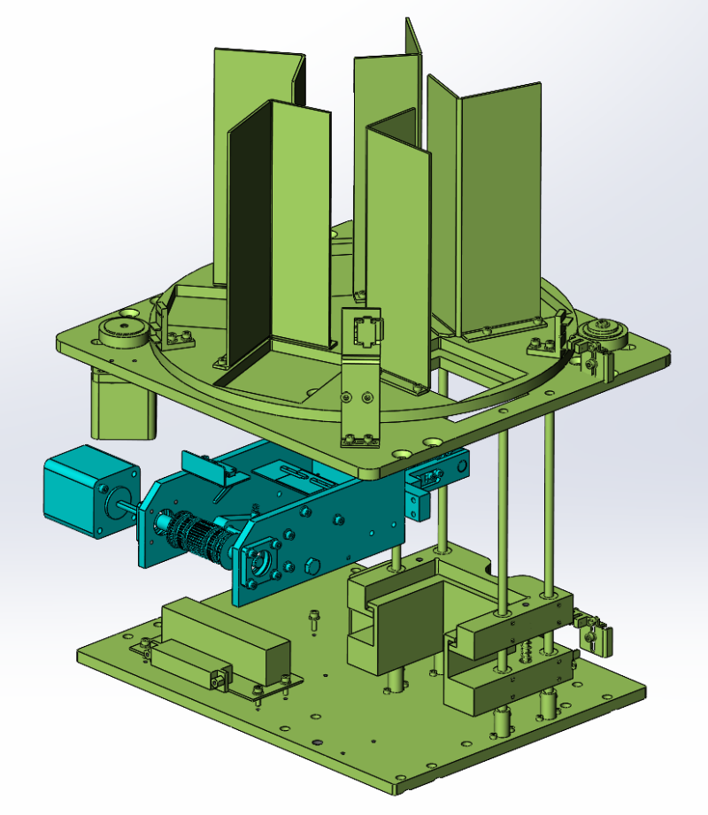 Slayt yükleme ve boşaltma sistemi SolidWorks 3D 3D Model .c4d .max .obj .3ds .fbx .stl .blend 