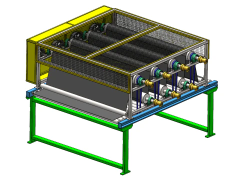 Golfrollerlijn SolidWorks 3D 3D Model