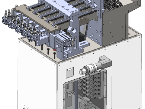 자동 나사 정렬 기계 장비 SolidWorks 3D 3D 모델
