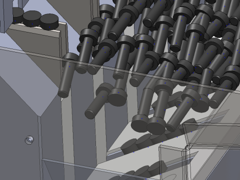 Equipamento de máquina de alinhamento automático de parafusos SolidWorks 3D Modelo 3D