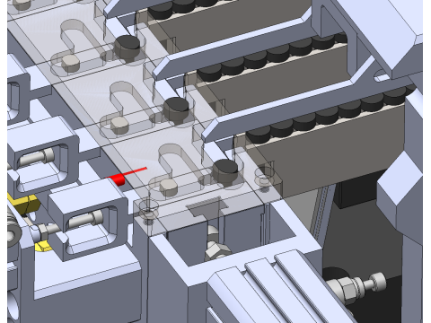 Equipamento de máquina de alinhamento automático de parafusos SolidWorks 3D Modelo 3D
