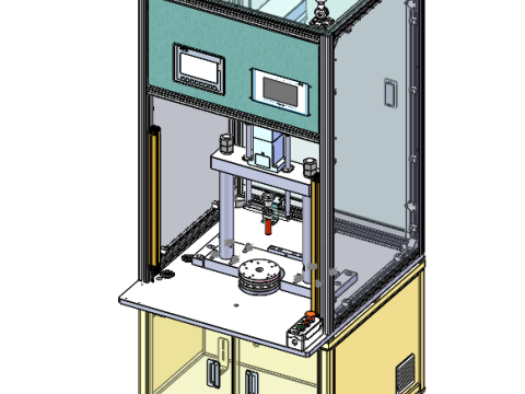 白车身伺服压力机步进 3D 模型