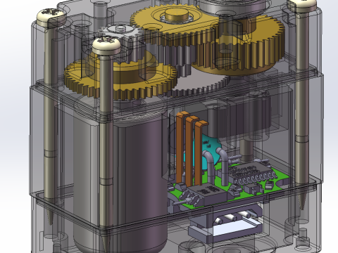 디지털 스티어링 기어 SolidWorks 3D 3D 모델