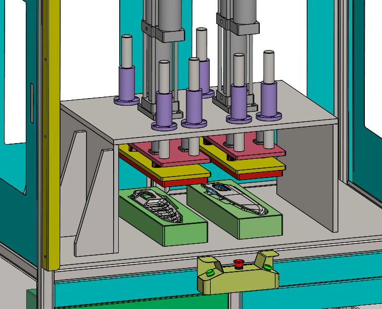 Injection molded parts punching SolidWorks 3D 3D Model .c4d .max .obj .3ds .fbx .stl .blend