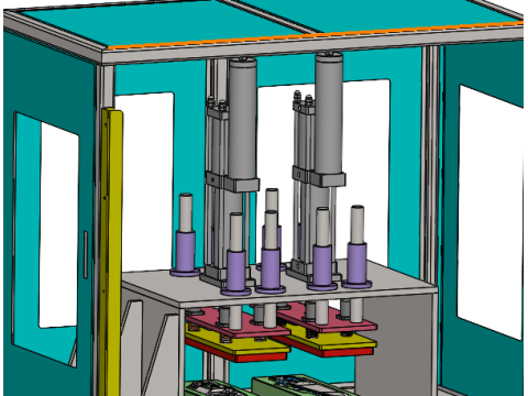 Штампування деталей, виготовлених під тиском, SolidWorks 3D 3D Модель