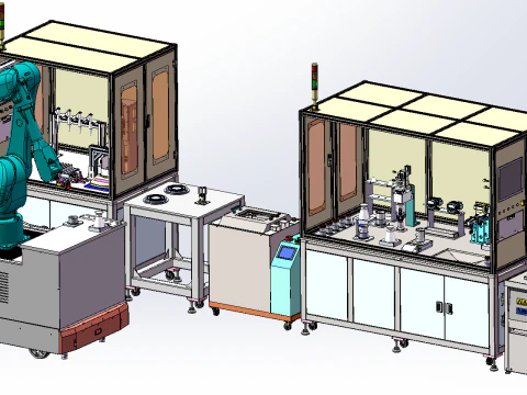 Equipamento de automa&ccedil;&atilde;o de laborat&oacute;rio-Extra&ccedil;&atilde;o em fase s&oacute;lida-Centrifuga&ccedil;&atilde;o de aquecimento-Titula&ccedil;&atilde;o autom&aacute;tica-Cl Modelo 3D