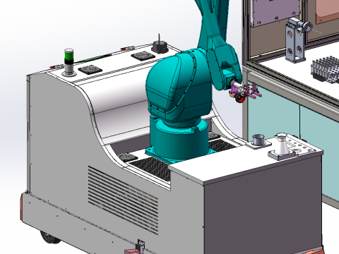 Laborautomatisierungsausrüstung – Festphasenextraktion – Heizzentrifugation – automatische Titration – Cl 3D Modell