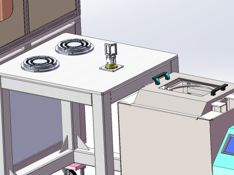 Laborautomatisierungsausrüstung – Festphasenextraktion – Heizzentrifugation – automatische Titration – Cl 3D Modell