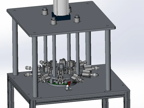 Pressing machine SolidWorks 3D 3D Model