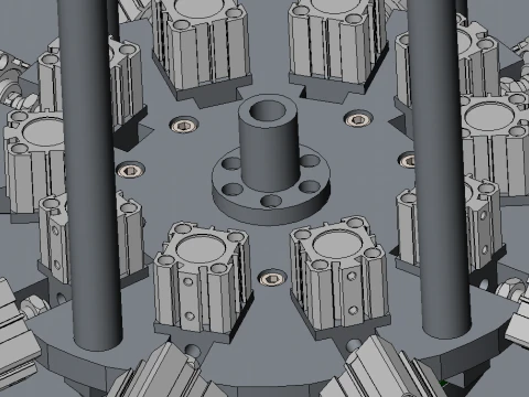 Pressing machine SolidWorks 3D 3D Model