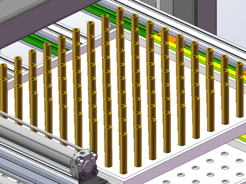 Stem Assembly Line SolidWorks 3D 3D Model
