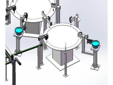 Chaîne d'assemblage de tiges SolidWorks modèle 3D Modèle 3D