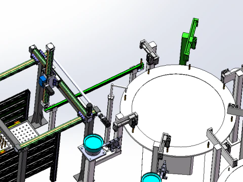 Stem Assembly Line SolidWorks 3D 3D Model
