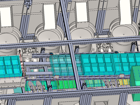 Vibrationsplatten-Zuführanlage SolidWorks 3D 3D Modell