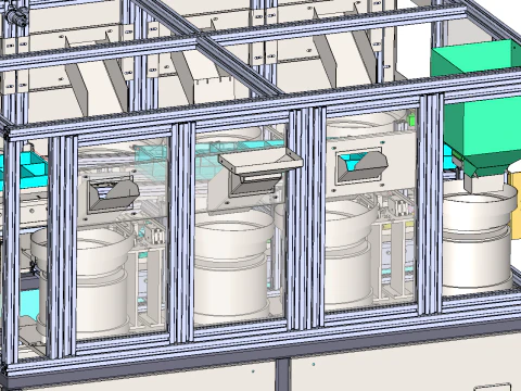 진동판 이송 장치 SolidWorks 3D 3D 모델