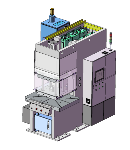 25 톤 왁스 프레스 기계 금형 헤드 기계 단계 3D 모델 .c4d .max .obj .3ds .fbx .stl .blend 