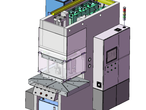 25-тонный восковой пресс, шаг пресс-формы 3D Модель