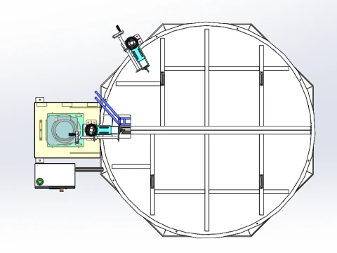 Adhesive slurry mixer step 3D Model