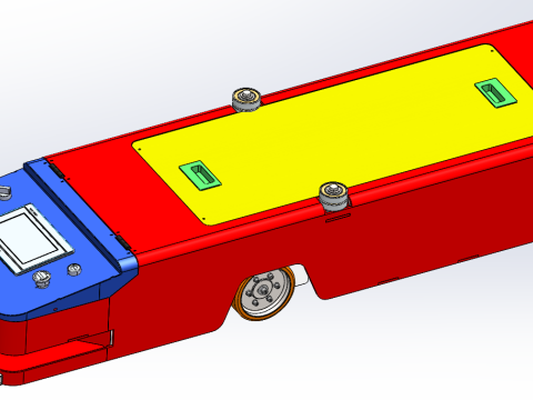 AGV trazione latente unidirezionale SolidWorks modificabile Modello 3D
