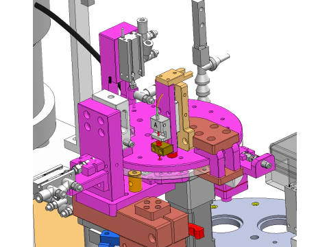 Automatic self-installing spring step 3D Model