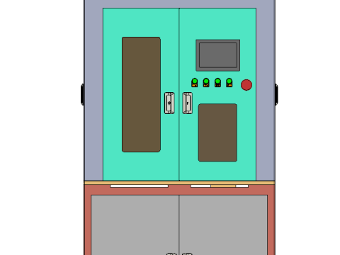 Otomatik kendinden yüklemeli yaylı basamak 3D Model