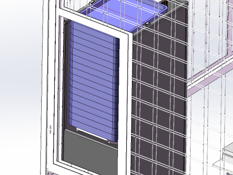 Verarbeitungs- und Transportausrüstung für Blade-Batteriezellen 3D Modell