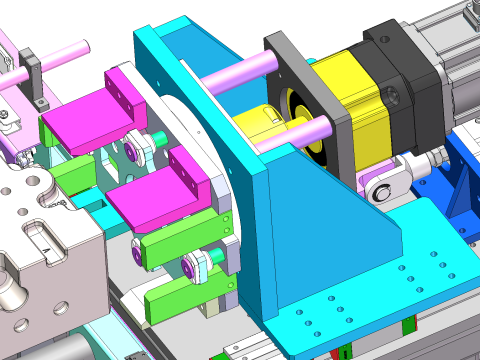 Полностью автоматический шаг линии вибрационного конвейера для песка 3D Модель
