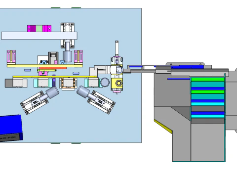 Nut appearance inspection automatic machine step 3D Model