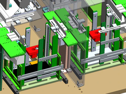 PVC automatic film winding machine SolidWorks editable 3D Model