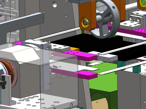 PVC automatic film winding machine SolidWorks editable 3D Model