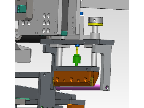 Automatische PVC-Folienwickelmaschine SolidWorks bearbeitbar 3D Modell