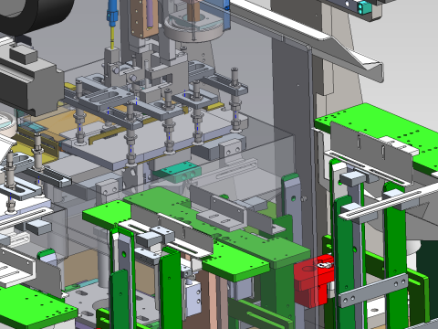 Automatische PVC-Folienwickelmaschine SolidWorks bearbeitbar 3D Modell