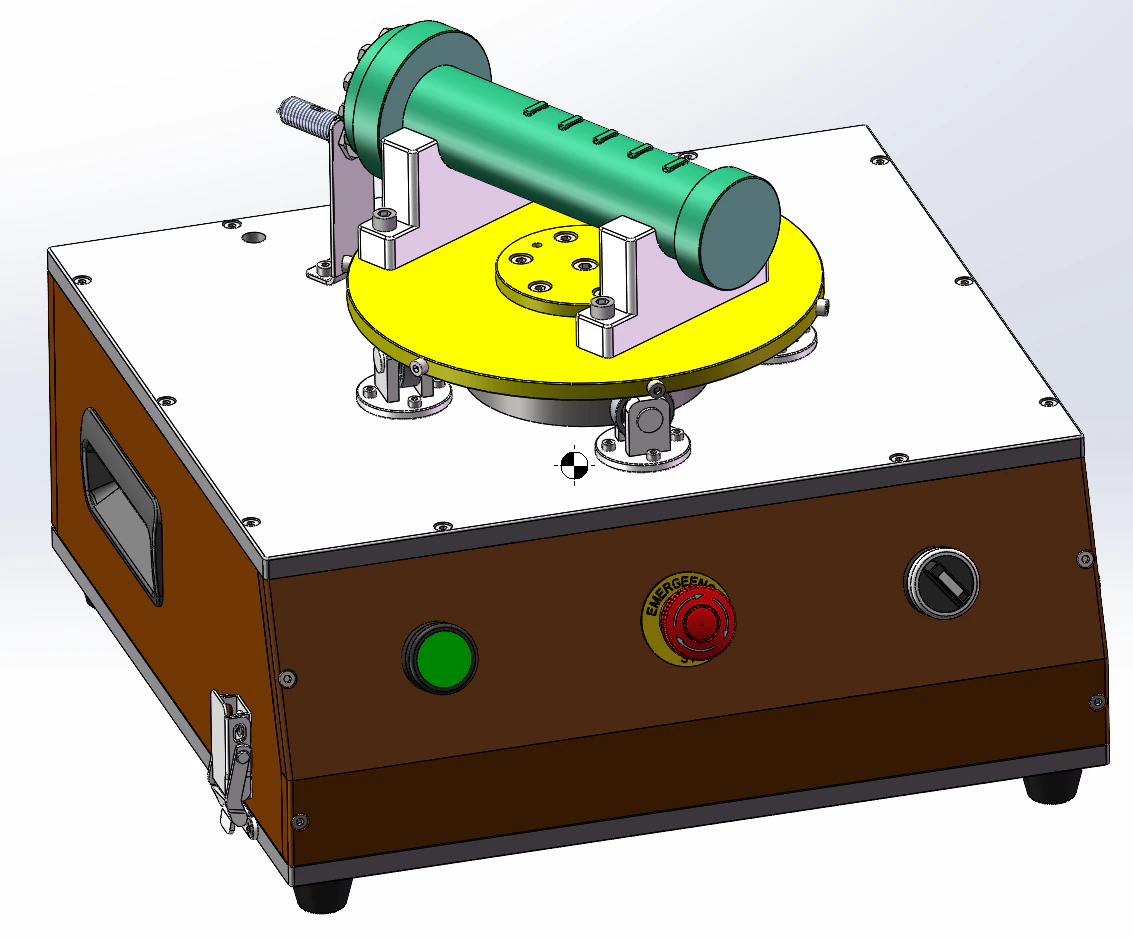 Rotating platform mechanism equipment SolidWorks editable 3D Model .c4d .max .obj .3ds .fbx .stl .blend