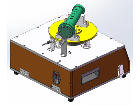 Rotating platform mechanism equipment SolidWorks editable 3D Model