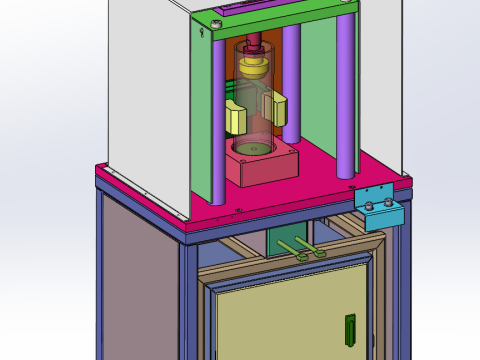 SolidWorks bearbeitbar basierend auf dem Prägesystem für gebundene Produkte 3D Modell
