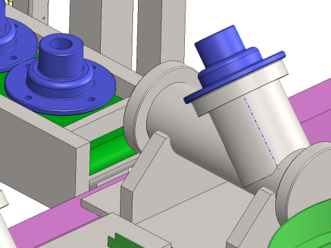 バルブ ボディ組立ライン バージョン C SolidWorks 編集可能 3Dモデル