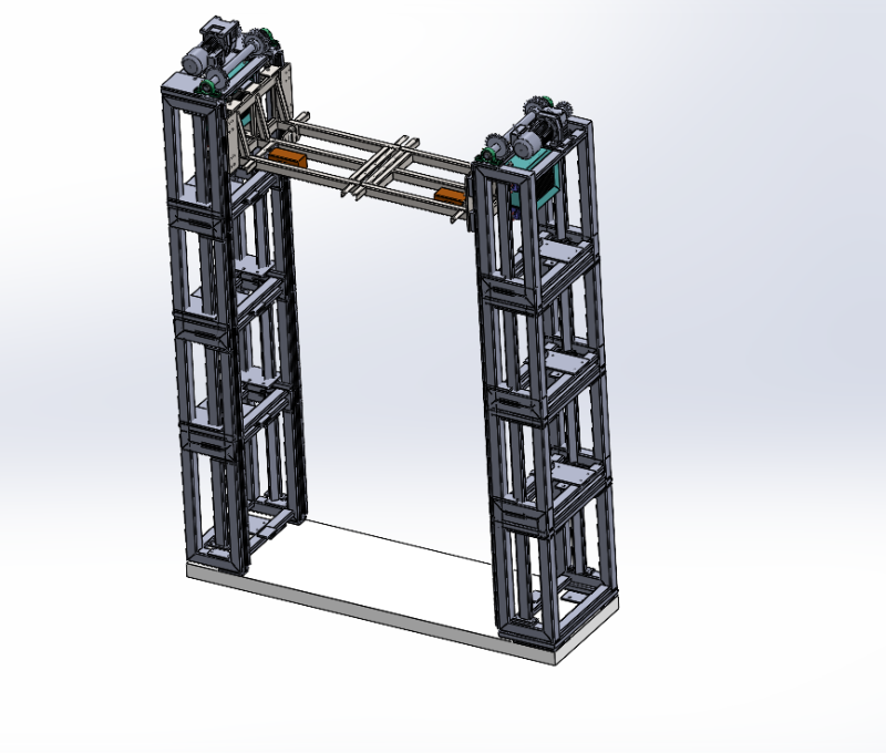 Große Hubstufe 3D Modell .c4d .max .obj .3ds .fbx .stl .blend 