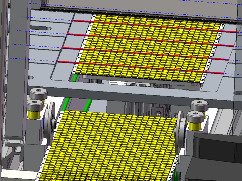 Equipamento de detecção de câmera dupla AOI de cordão de lâmpada SolidWorks 3D Modelo 3D
