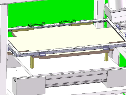 Rivet lock screw connection scheme SolidWorks editable 3D Model