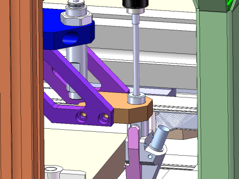 Skema koneksi sekrup kunci keling SolidWorks dapat diedit Model 3D