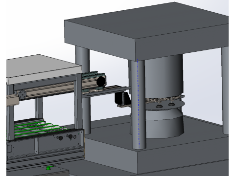Produktionslinie für Eisentöpfe SolidWorks 3D 3D Modell